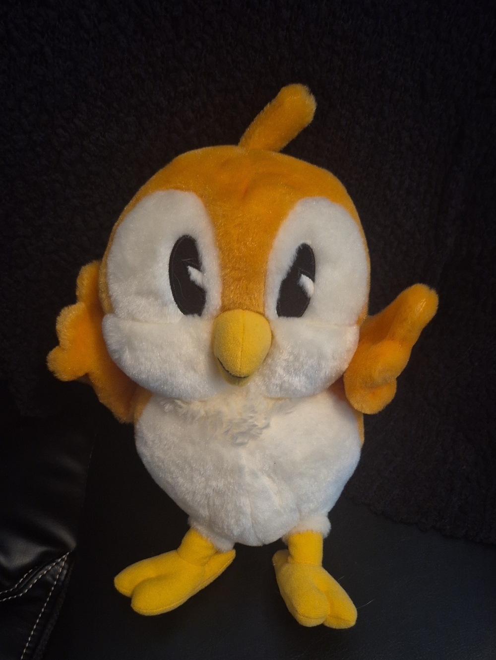 Disney Orange and White Bird Plush - Runaway Railway Chuuby bird